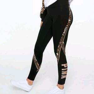 Victoria's Secret PINK Bling Legging Rose Gold